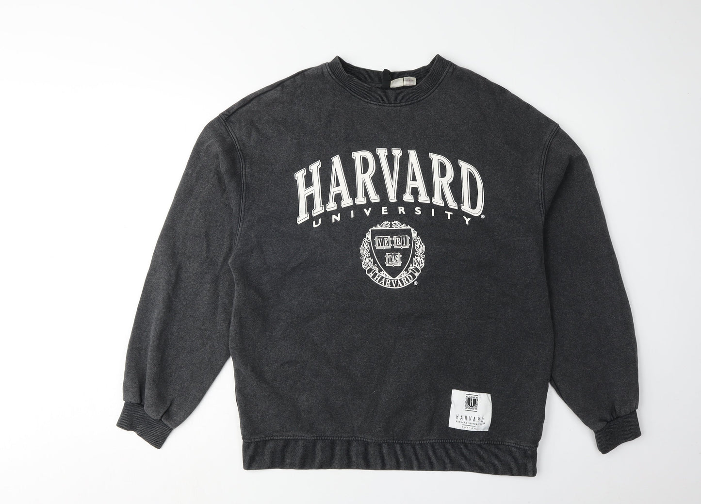 Harvard University Black Pullover Sweatshirt - Unisex S