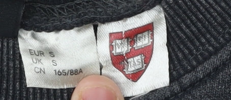 Harvard University Black Pullover Sweatshirt - Unisex S