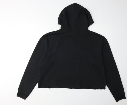 Disney Women’s Black Hoodie - L - Mickey Mouse Graphic