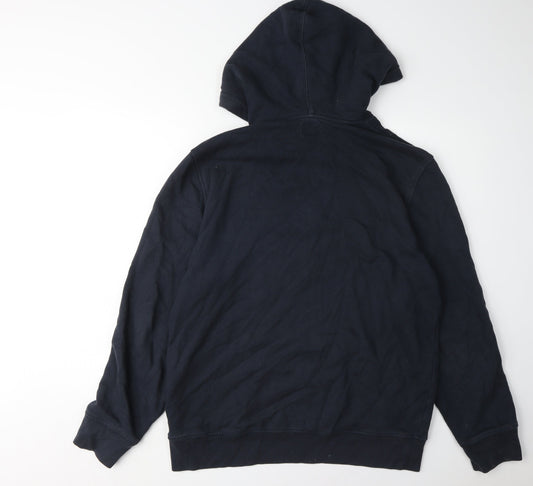 Levi's Men's Blue Pullover Hoodie with Logo L