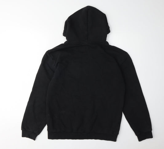 Firetrap Unisex Black Hoodie M Pullover Casual