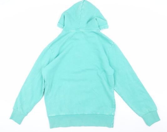 Superdry Men's Blue Pullover Hoodie L with Logo