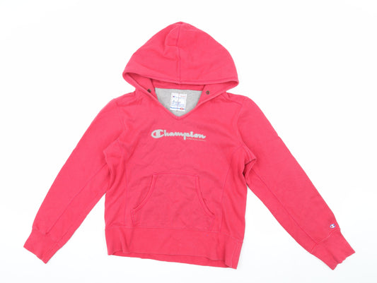 Champion Women's Red Pullover Hoodie M