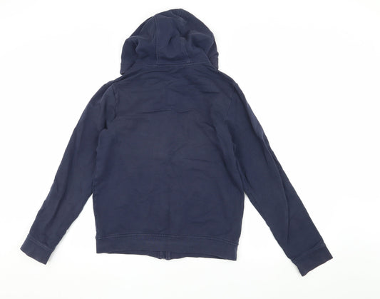 Hugo Boss Boys Blue Hooded Jacket Size 14