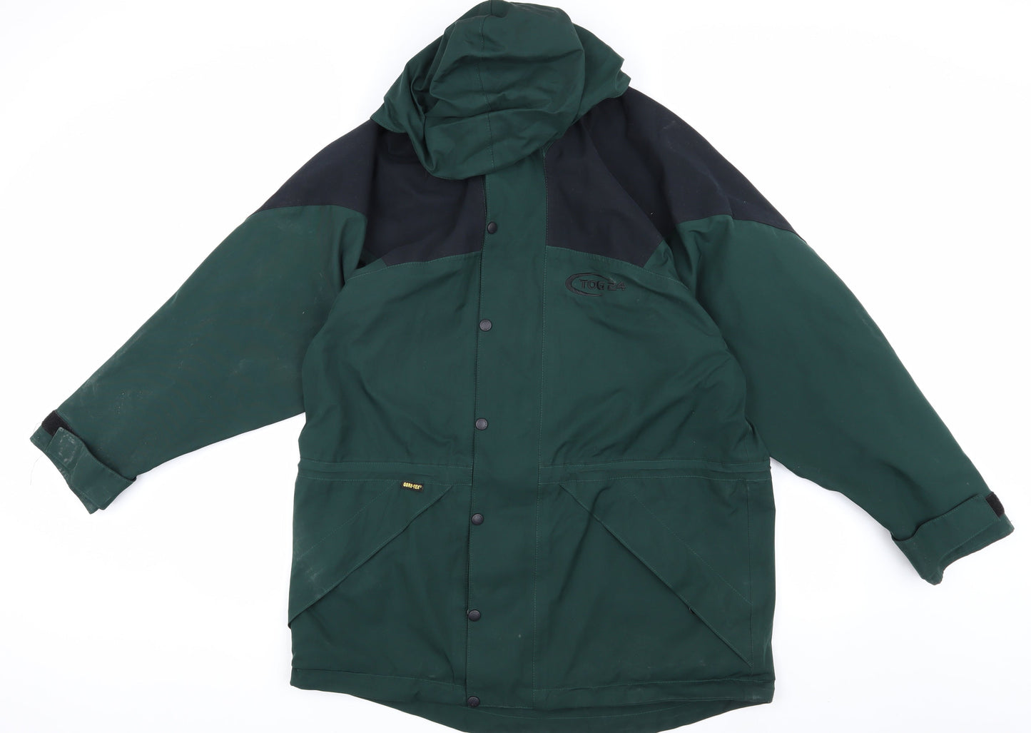 TOG 24 Women's Green Waterproof Parka Jacket Size 12