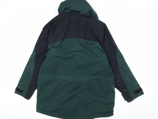 TOG 24 Women's Green Waterproof Parka Jacket Size 12