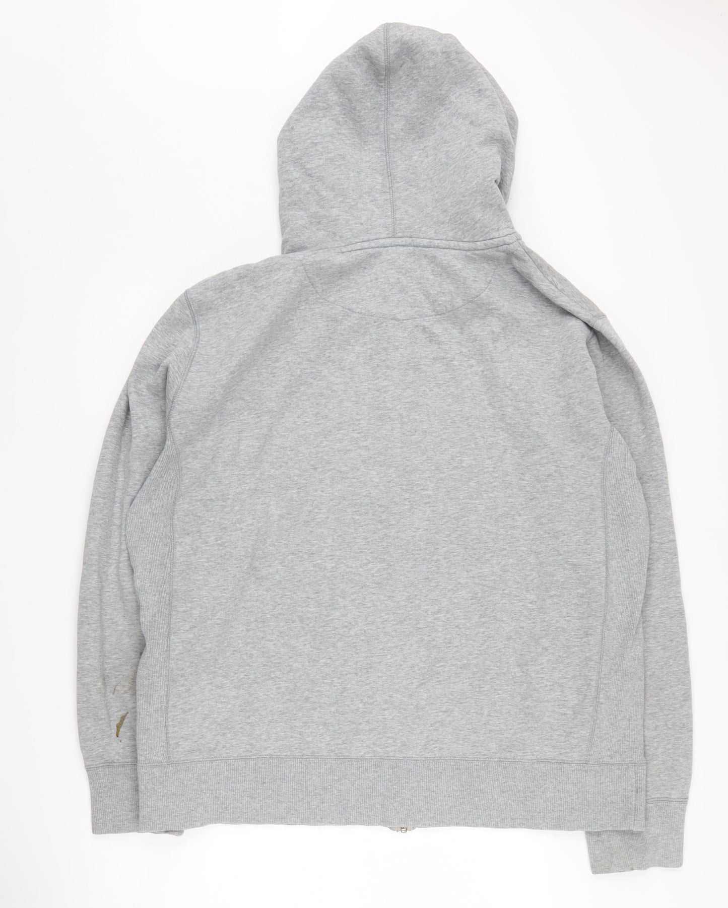 Nike Men's Grey Full Zip Hoodie Size L
