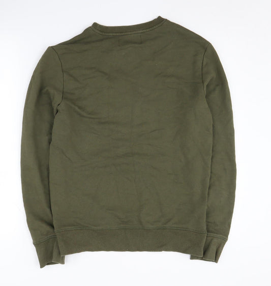 Calvin Klein Men's Green Pullover Sweatshirt S