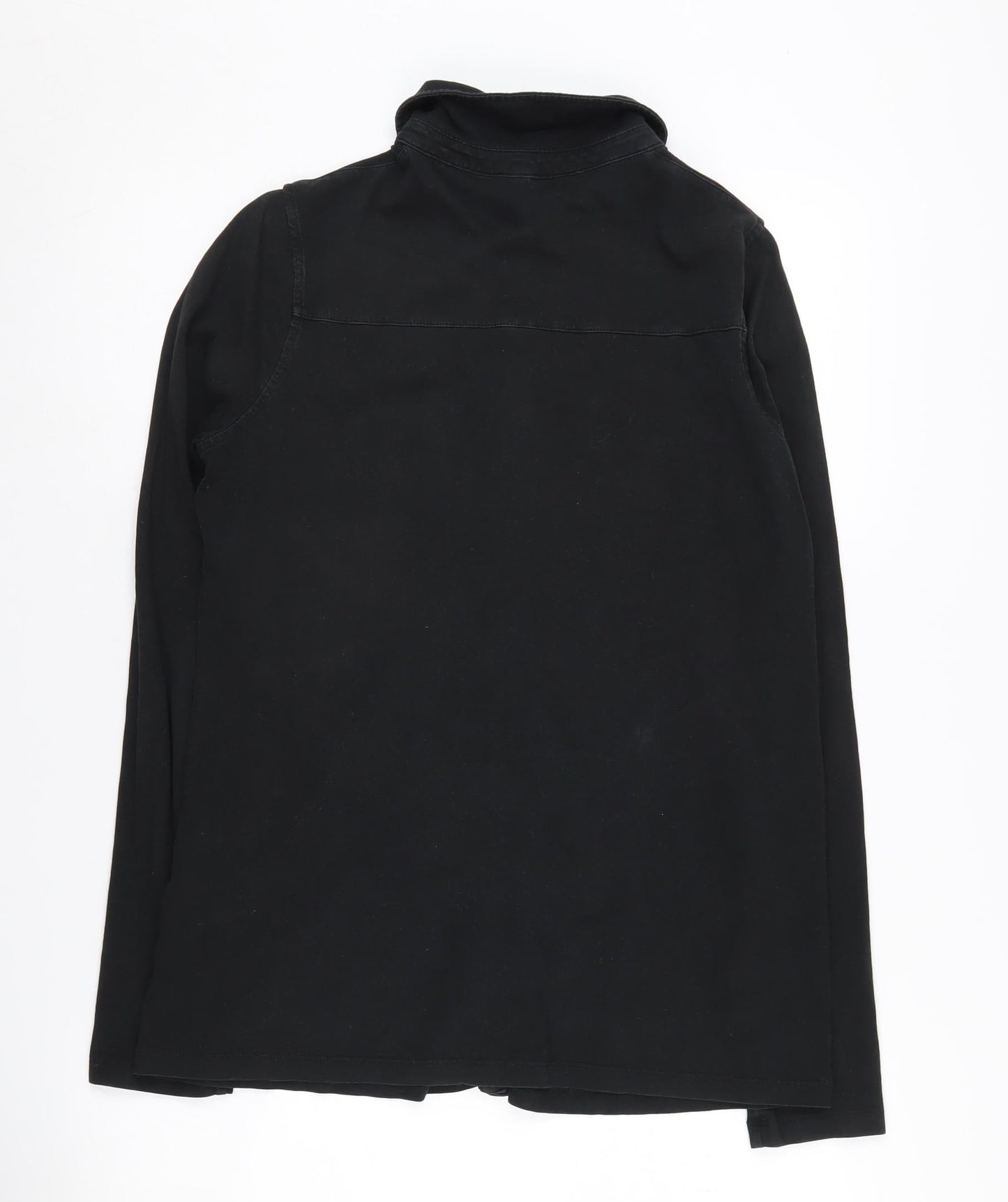 Long Tall Sally Women's Black Button-Up Shirt S