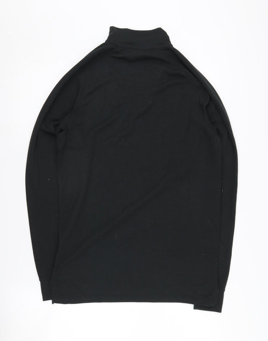 Trespass Men's Black 1/4 Zip Pullover, Size M