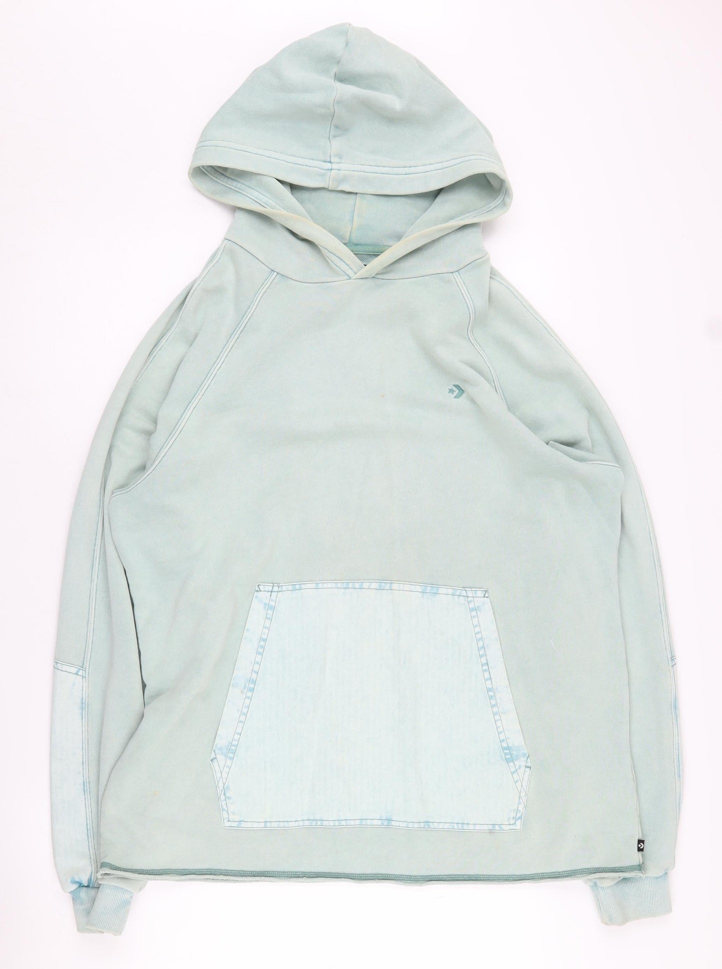 Converse Men’s Green Pullover Hoodie - Size S