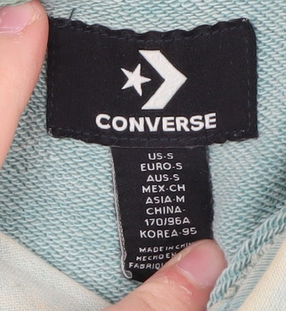 Converse Men’s Green Pullover Hoodie - Size S