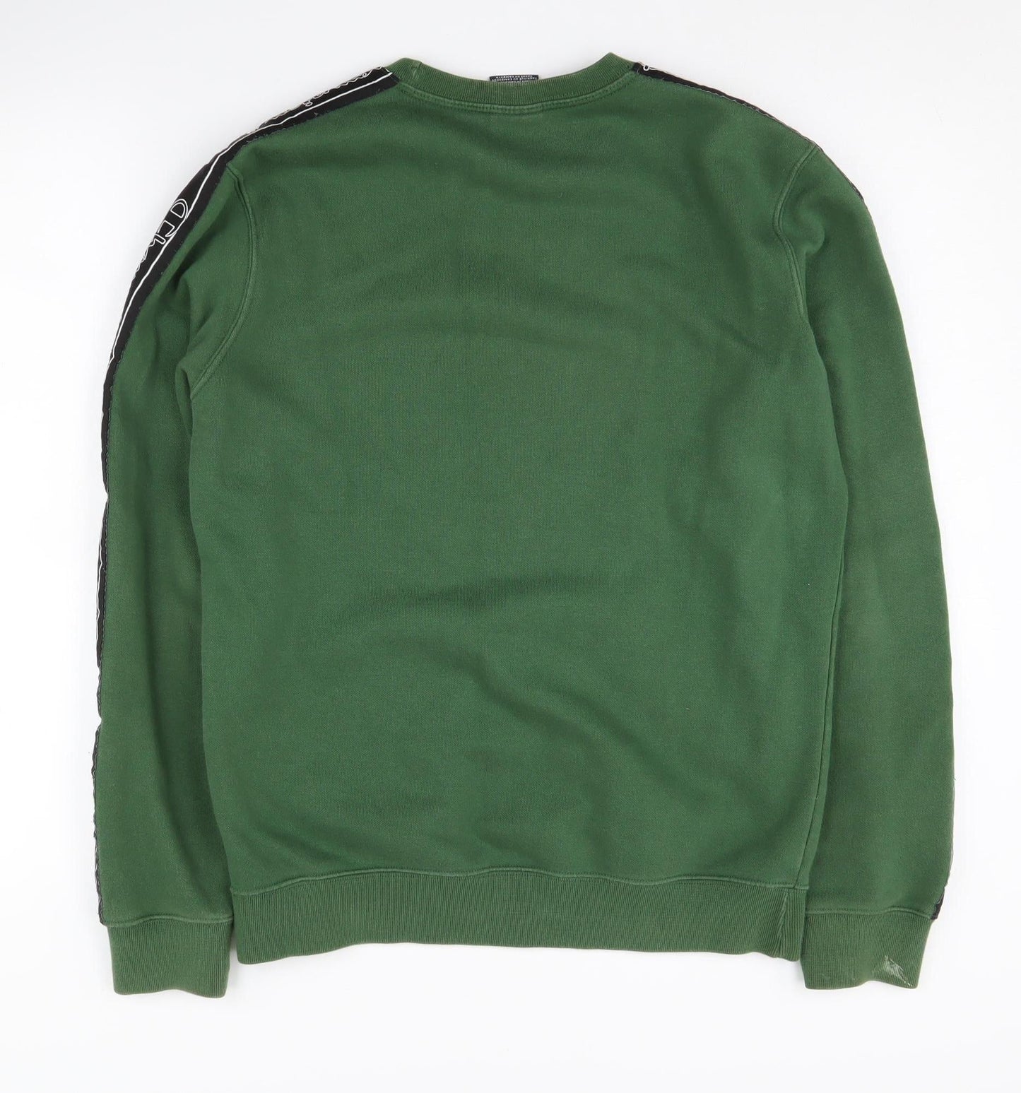 Champion Green Men's Sweatshirt, Small, Logo Accent