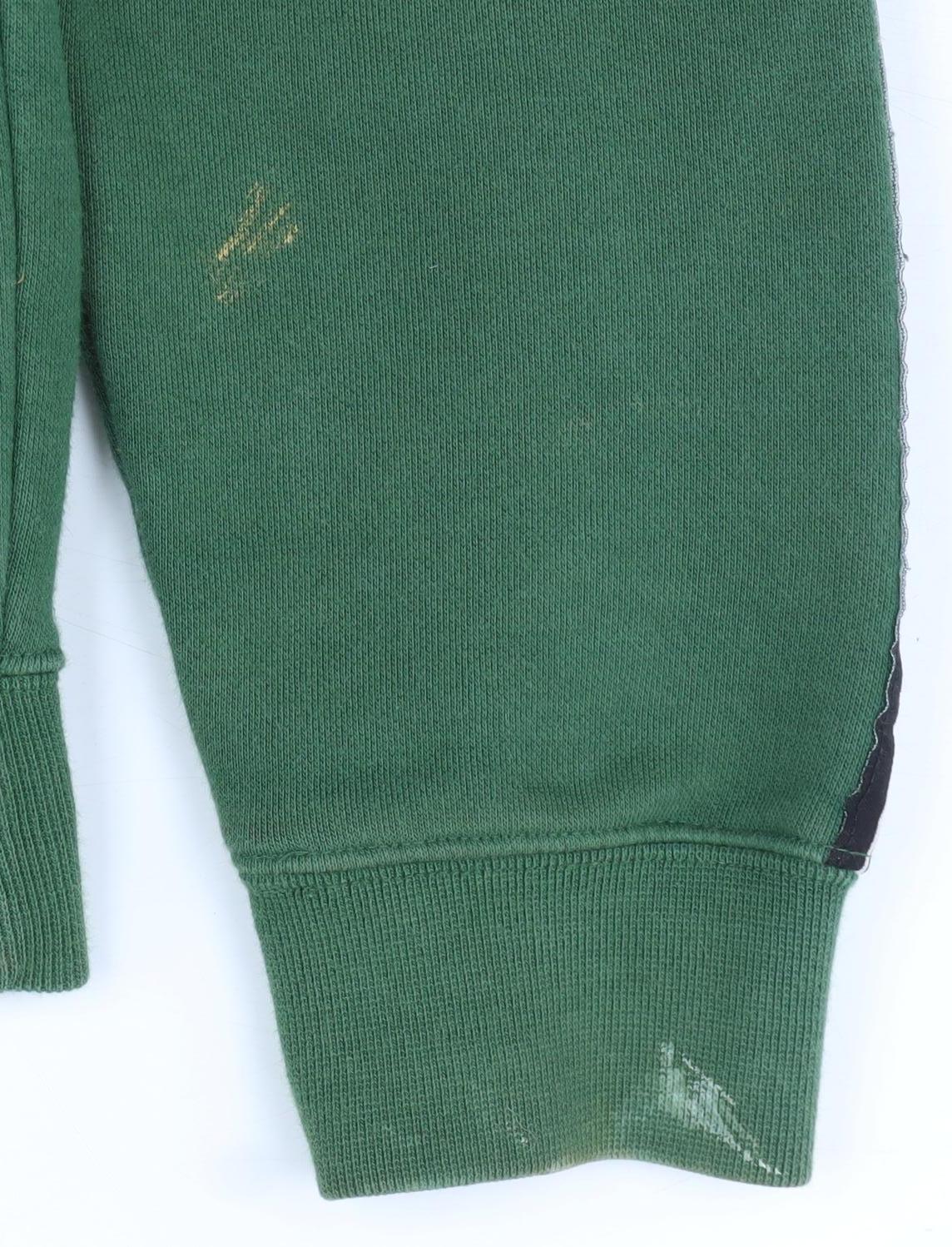 Champion Green Men's Sweatshirt, Small, Logo Accent