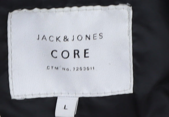 Jack & Jones Men's White Windbreaker Jacket L