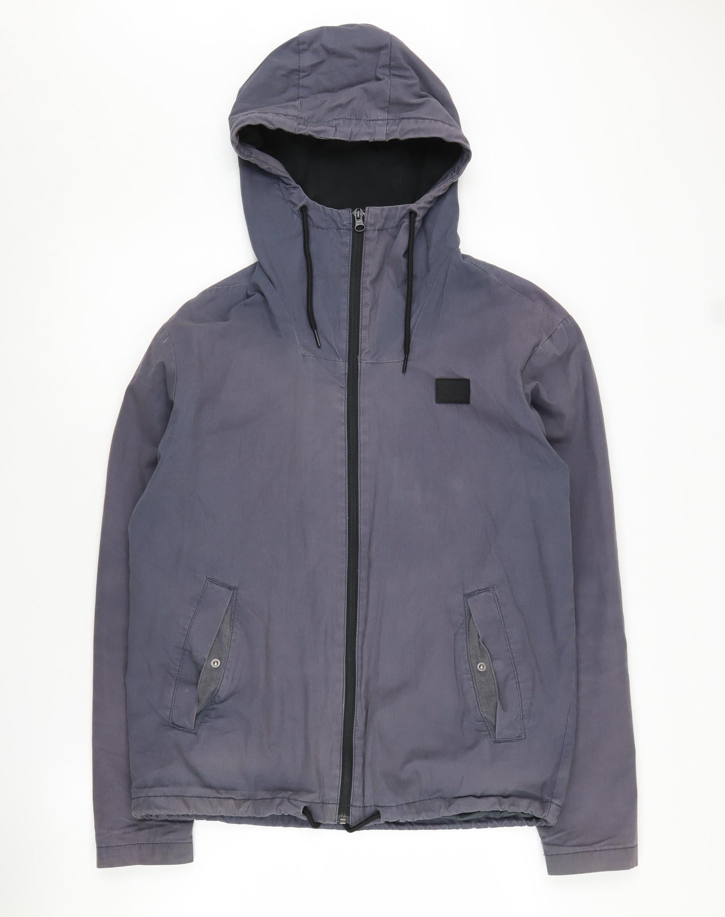 Jack & Jones Men's Grey Hooded Jacket L