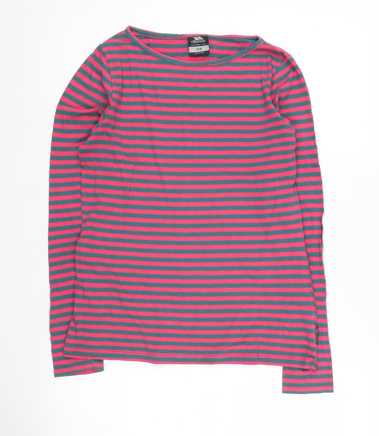 Trespass Women's Multicoloured Striped T-Shirt XS