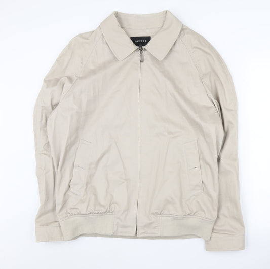 Jaeger Men's Beige XL Basic Jacket