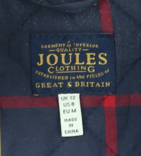 Joules Women's Blue Quilted Jacket UK Size 12