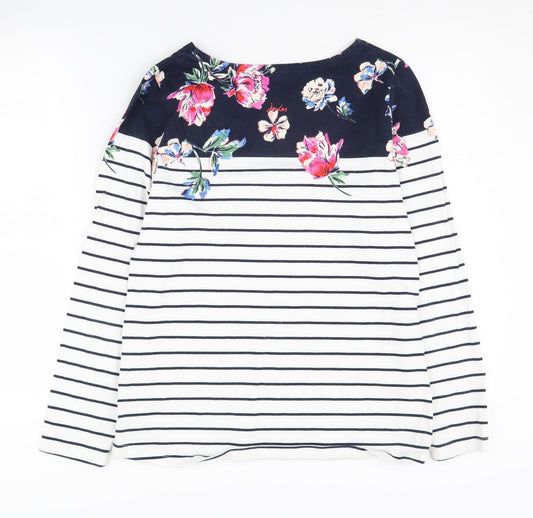 Joules Women's Multicoloured Stripe Floral Tunic Size 10