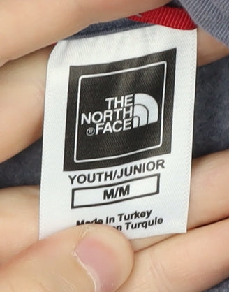Additional view of The North Face boys’ blue pullover hoodie m - comfy casual style