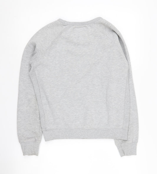 SuperDry Women’s Grey Pullover Sweatshirt - Small