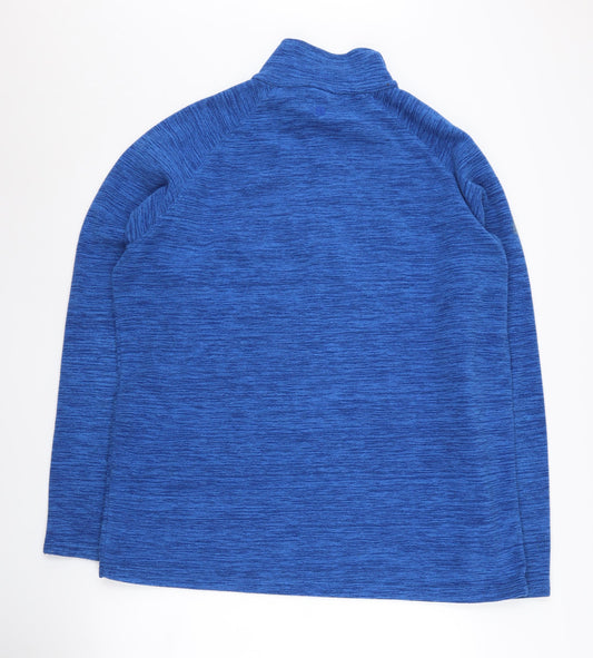 Mountain Warehouse Men's Blue 1/4 Zip Sweatshirt XL