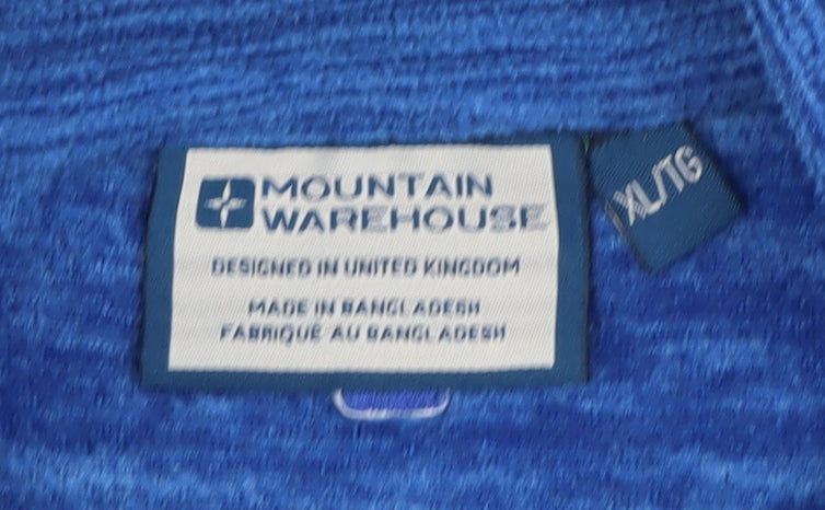 Mountain Warehouse Men's Blue 1/4 Zip Sweatshirt XL