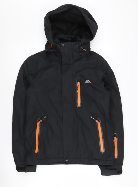 Trespass Men's Black 2XS Anorak Jacket Waterproof