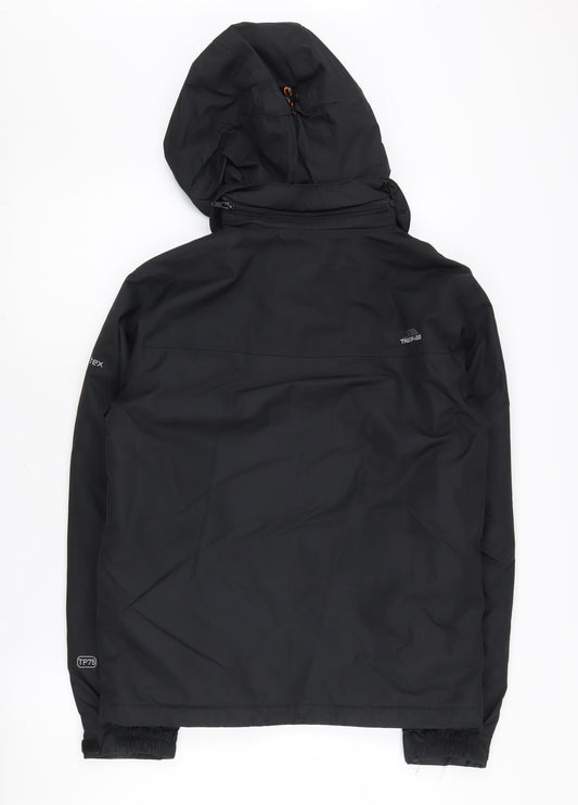Trespass Men's Black 2XS Anorak Jacket Waterproof