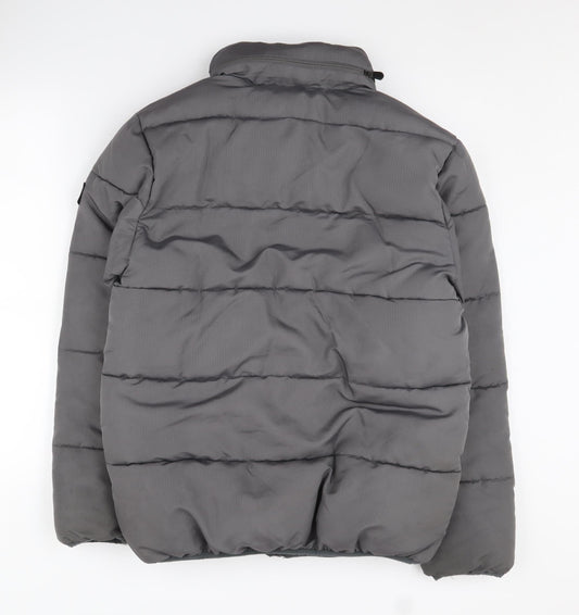 Everlast Men's Grey S Puffer Jacket