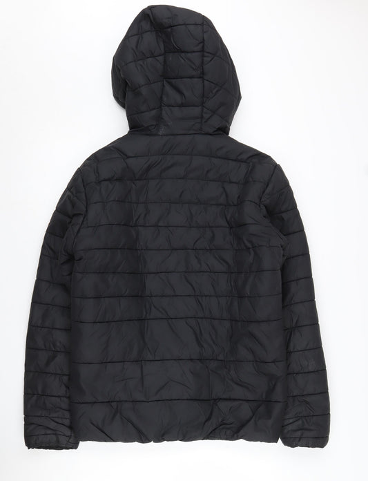 Jack & Jones Men's Black Puffer Jacket Size S