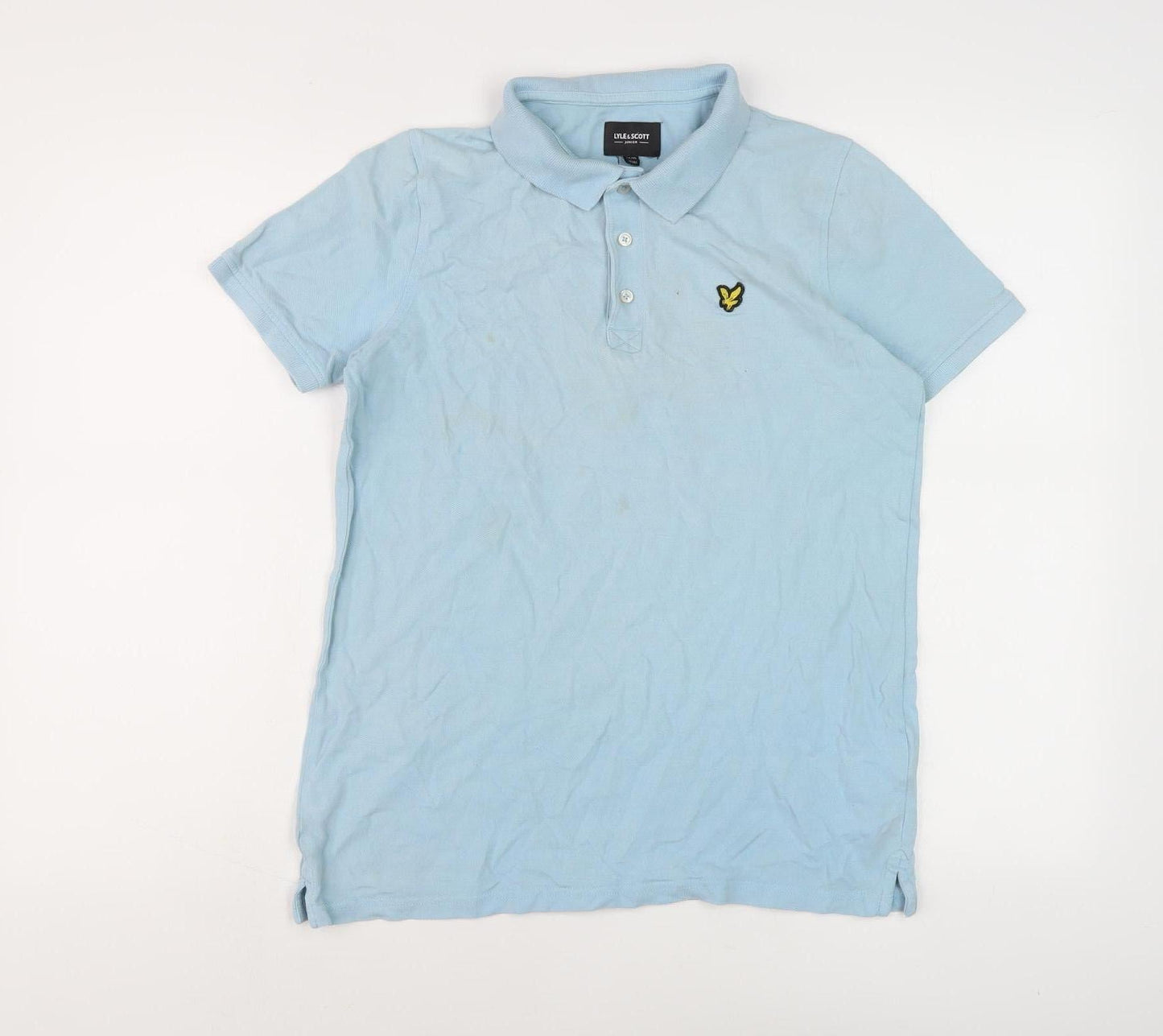 Lyle & Scott Teens Blue Polo Shirt, Size 14