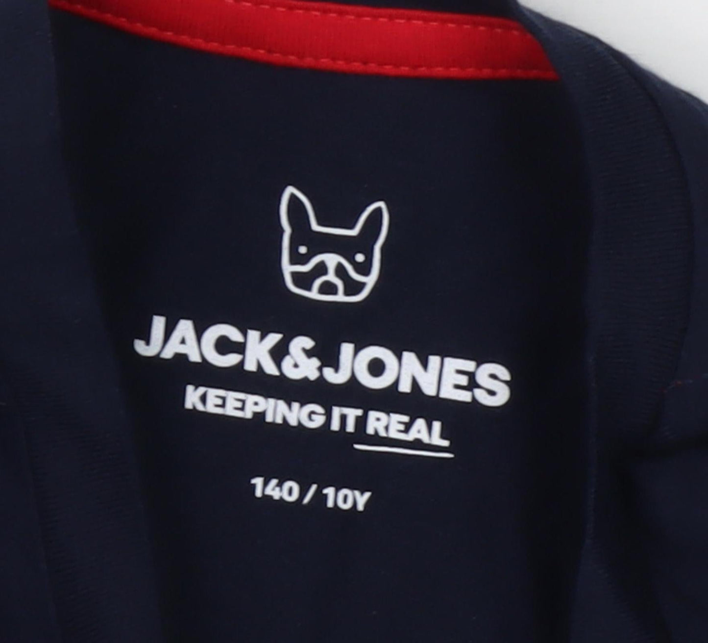 Jack & Jones Boys Blue Graphic T-Shirt, 11-12 Years, Logo Print