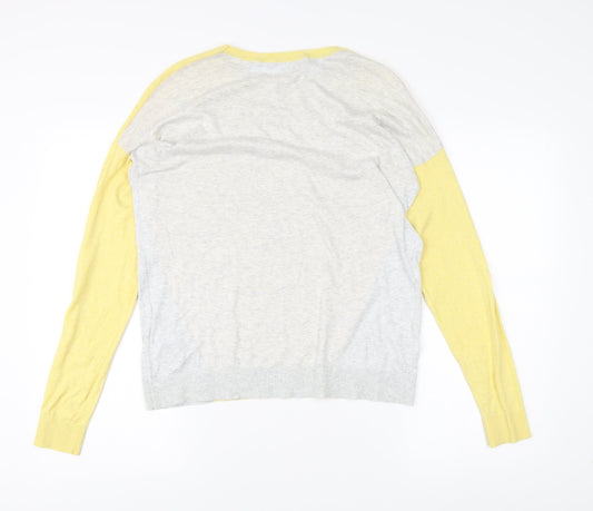 Boden Women's Yellow Crew Neck Pullover Jumper - Size 12