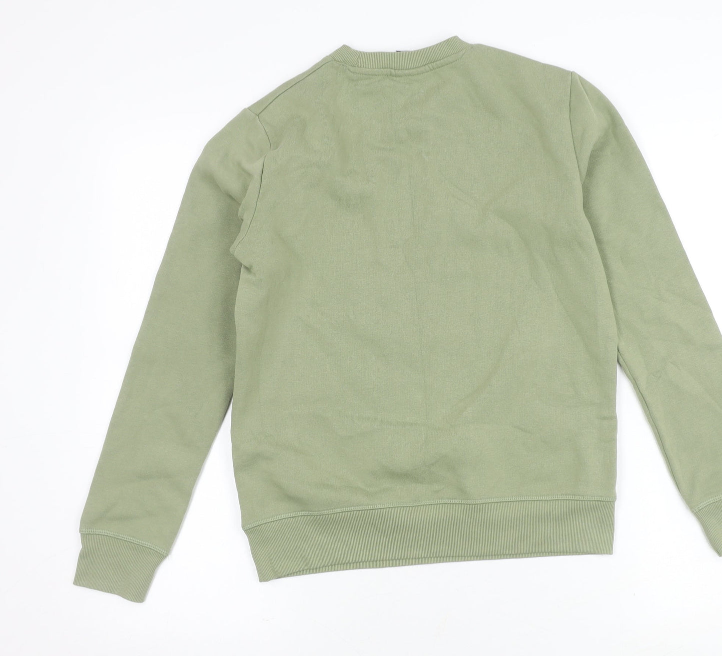 New Balance Green Sweatshirt XS Unisex Pullover Logo