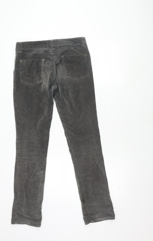 Joules Women's Grey Corduroy Trousers EUR 8