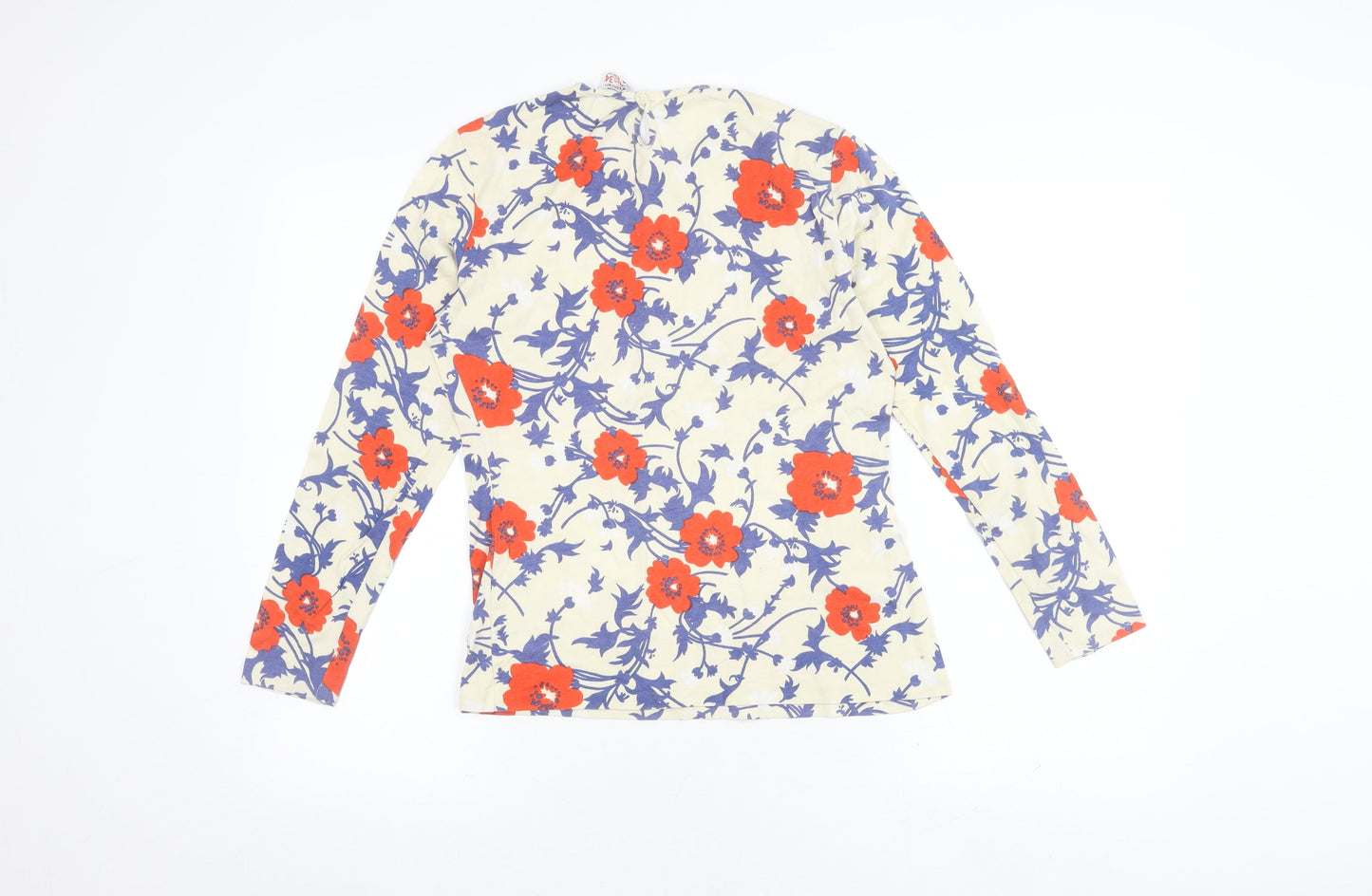 St Michael Women's Multicoloured Floral Top - Size 12