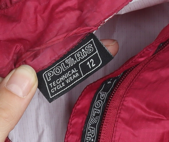 Additional view of Polaris Women's Red Windbreaker Jacket, size 12