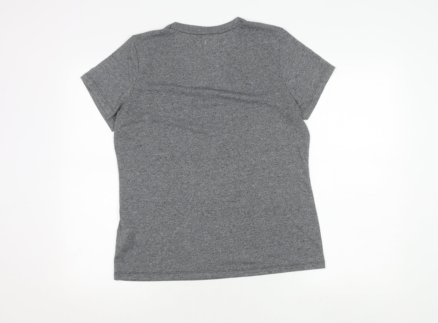 Under Armour Men's Grey Athletic T-Shirt - M V-Neck