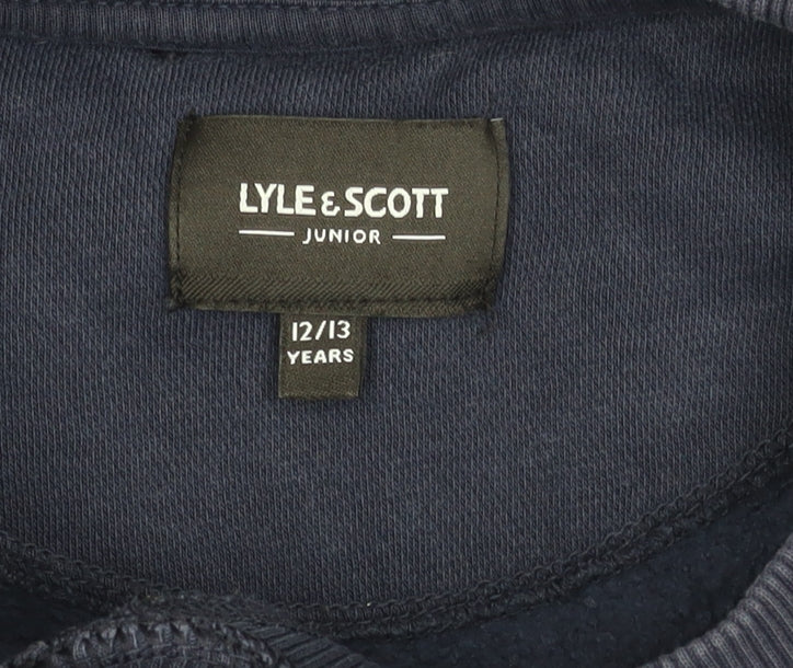 Lyle & Scott Boys Blue Pullover Sweatshirt, 12-13 Years