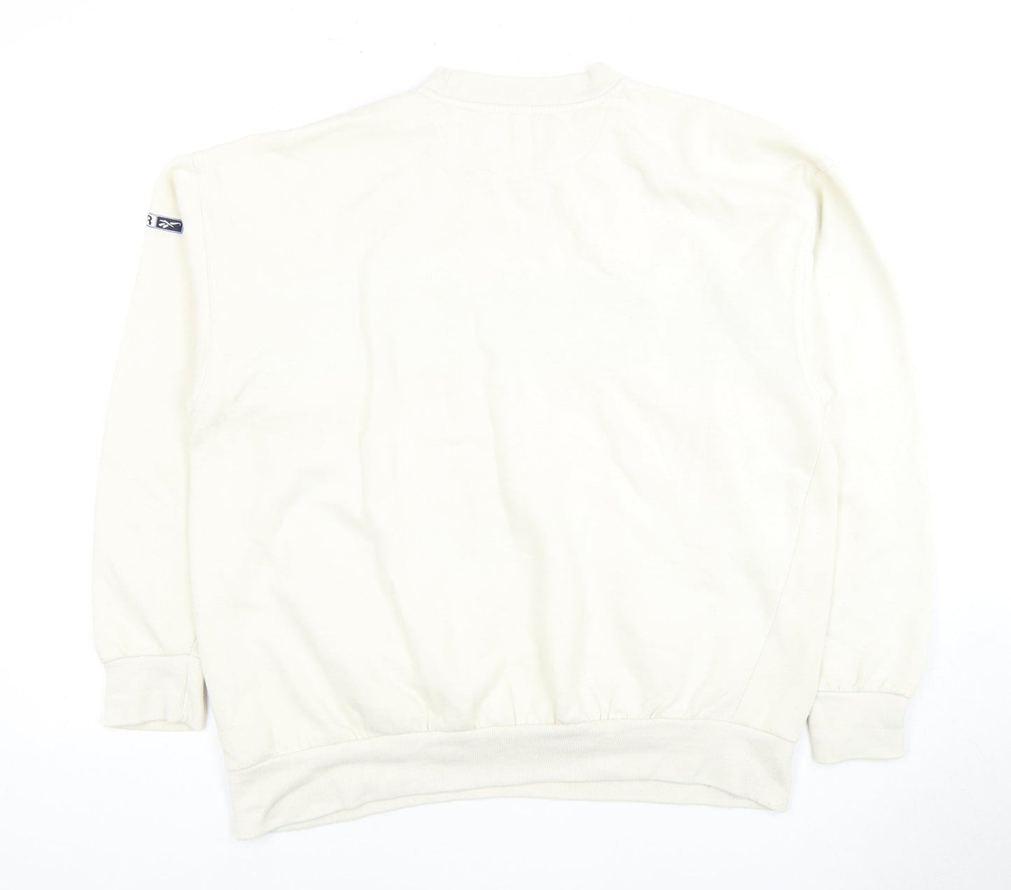 Reebok Men's White Pullover Sweatshirt M