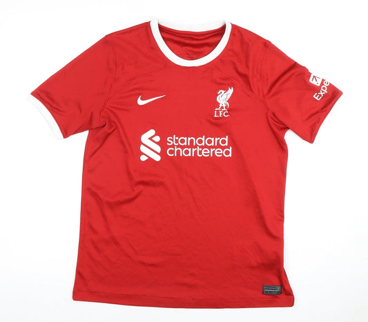 Nike Boys' Red Short Sleeve Football Jersey XL