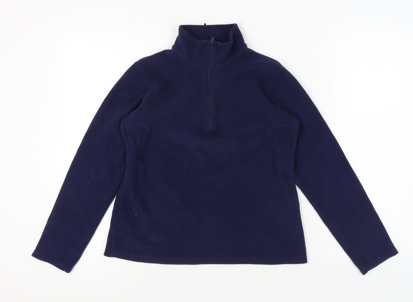 Mountain Warehouse Women’s Blue Fleece Zip Sweatshirt M