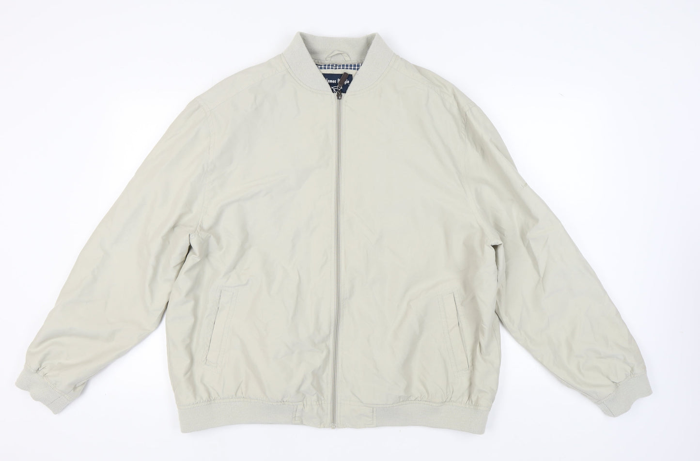 James Pringle Men's Beige Bomber Jacket 2XL