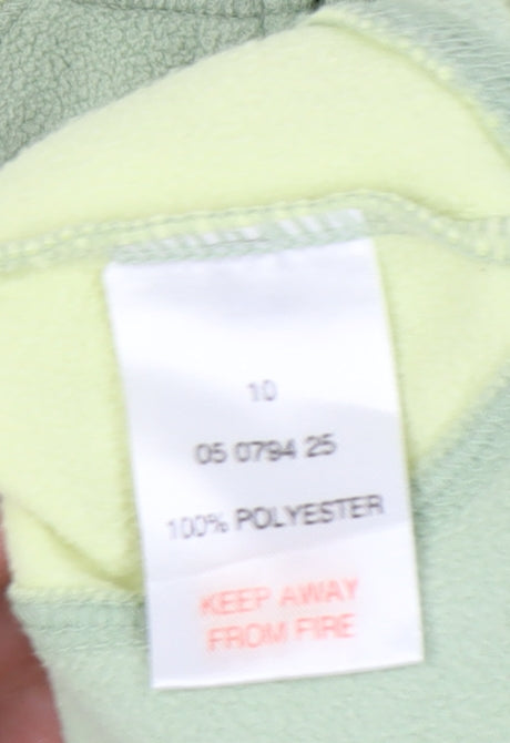 Peter Storm Women's Green Fleece Sweatshirt Size 10