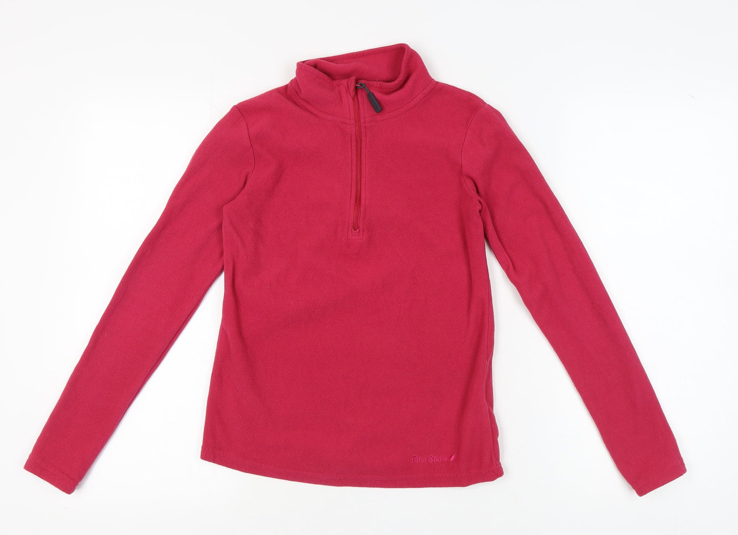 Peter Storm Women's Red Fleece Pullover Sweatshirt Size 8