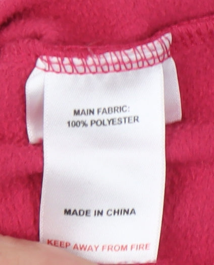 Peter Storm Women's Red Fleece Pullover Sweatshirt Size 8