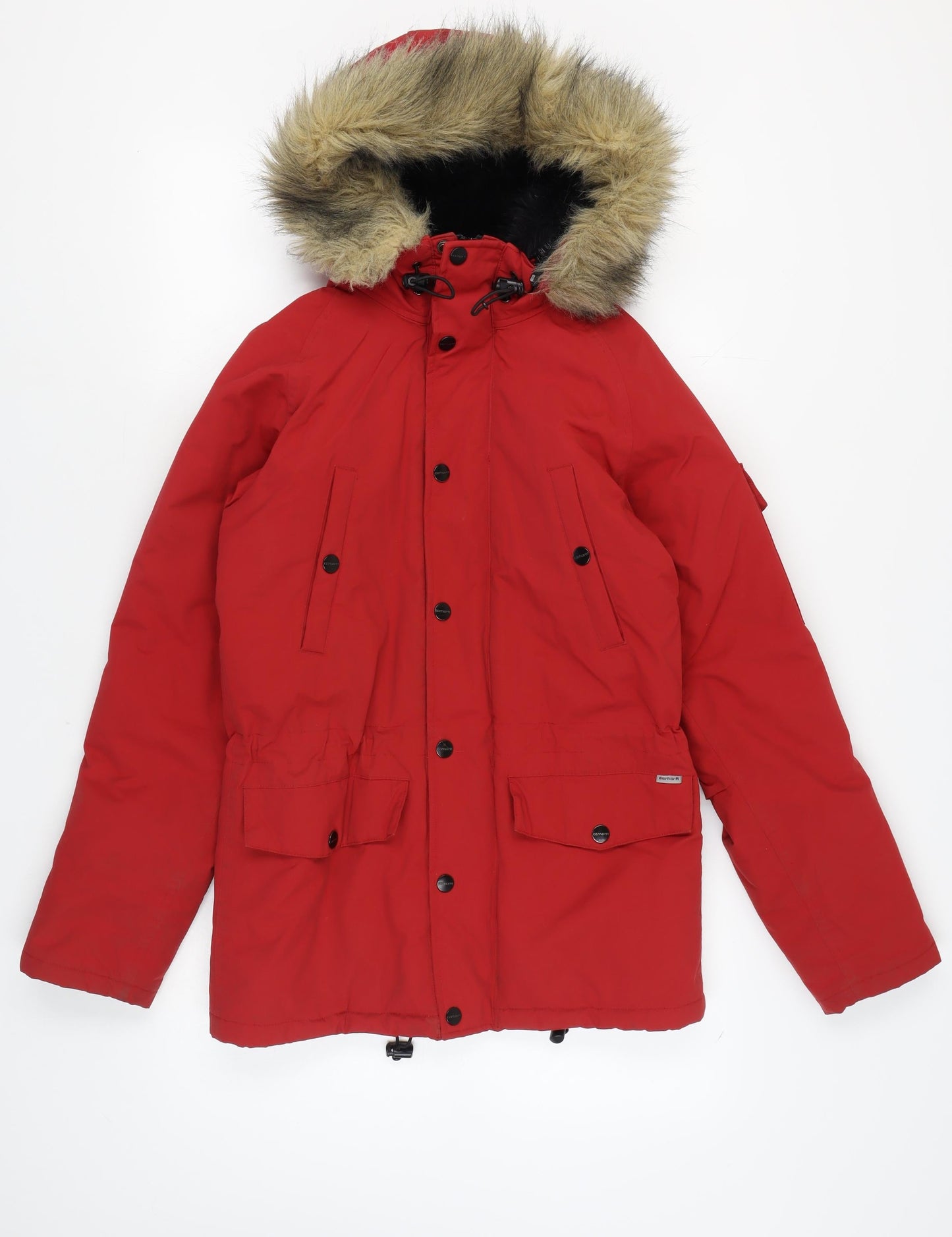 Carhartt Red XS Men's Parka Coat with Hood
