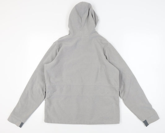 Nike Grey Unisex Hoodie, Size 14/16, Soft Fleece